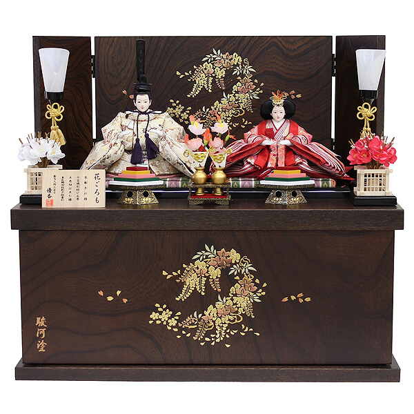 優香作　京十二番親王　親王収納飾り