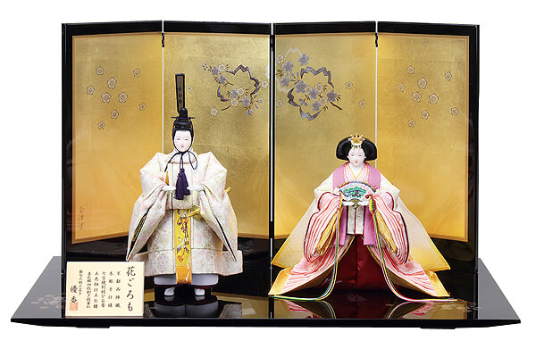 優香作　京十番親王　立雛飾り