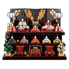 十人飾り 大和雛 25-1号