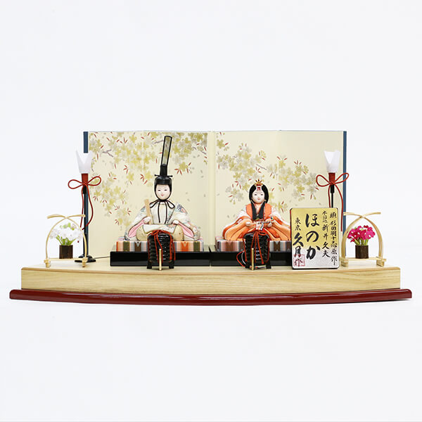 久月作 ほのか 頭 杉田明十志原作 木目込 新井久夫 ひなた雛 親王飾り