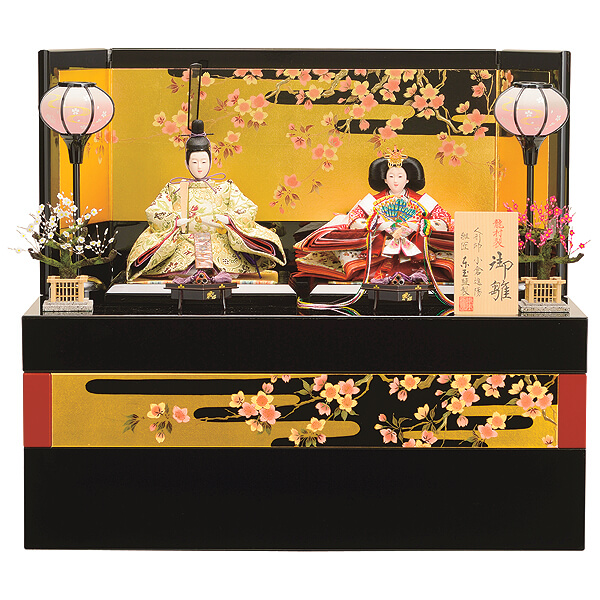 あおば 龍村裂 親王収納飾り