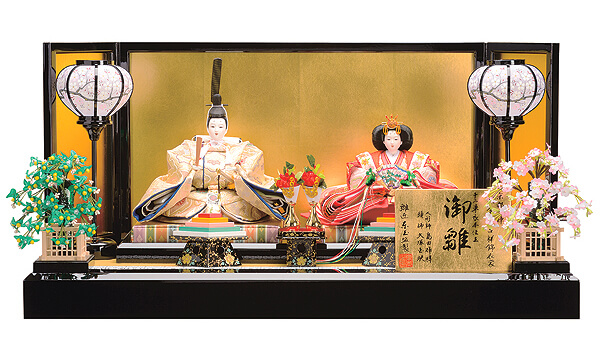 島田輝祥作　歓祥　（かんしょう）　親王飾り