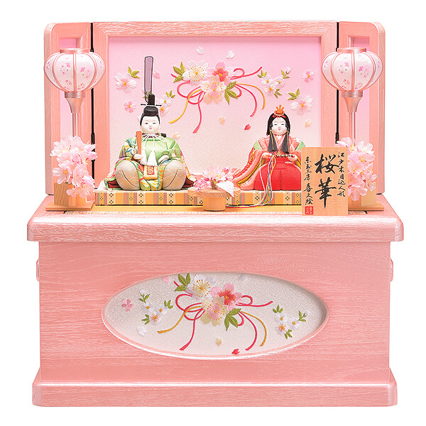 喜久絵作　桜　（さくら）　親王かざり　収納飾り