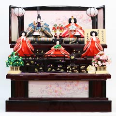 十番親王 三五官女 五人飾り 御雛 | 三人官女もいるよ！三段飾り