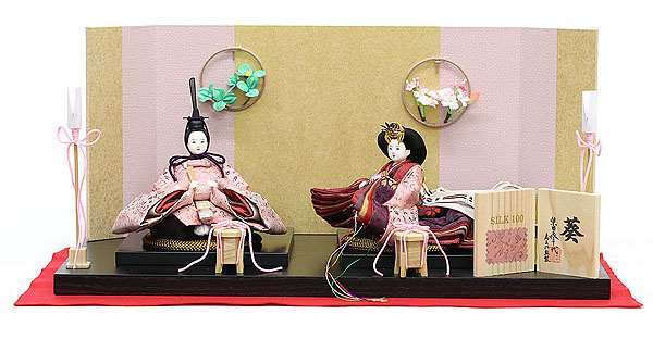 柴田家千代作 正絹 衣装着 葵 柳親王飾り