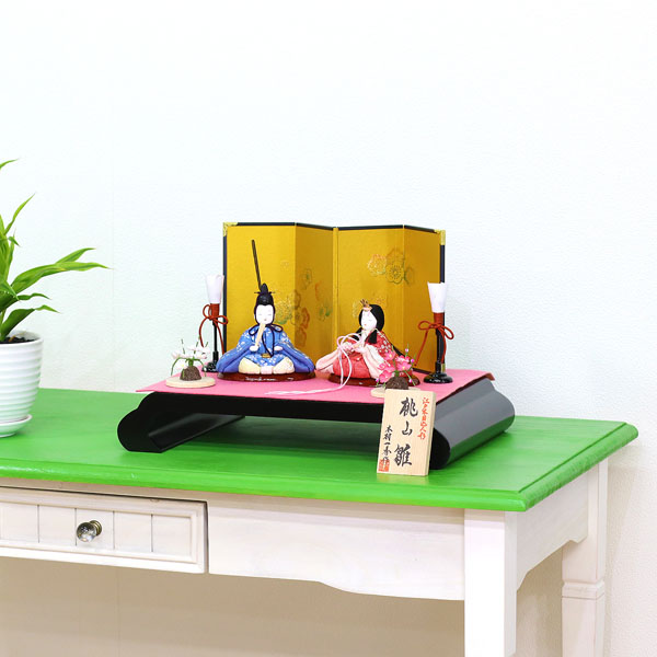 雛人形 一秀 桃山雛 親王飾り 巻き足台セット 詳細画像