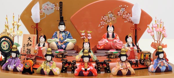一秀　 雛人形　十人飾り 大和雛 14-1号　詳細画像