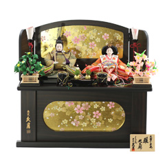 久月 収納飾り 芥子親王 | 収納タイプの親王飾り