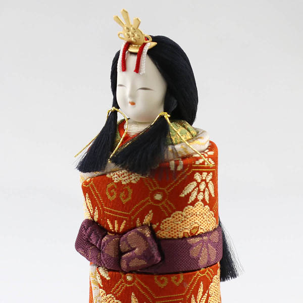 雛人形 一秀 秀櫻 神雛 1号 正絹 収納飾り 詳細画像