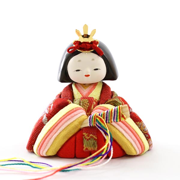 東玉　 雛人形　姫ひいな 木目込み 五人飾り　詳細画像