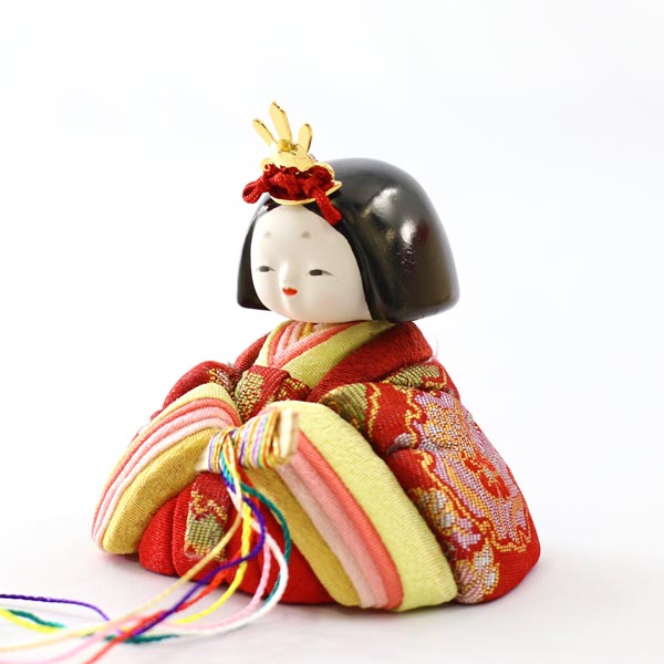 東玉　 雛人形　姫ひいな 木目込み 五人飾り　詳細画像