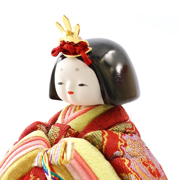東玉　 雛人形　姫ひいな 木目込み 五人飾り　詳細画像