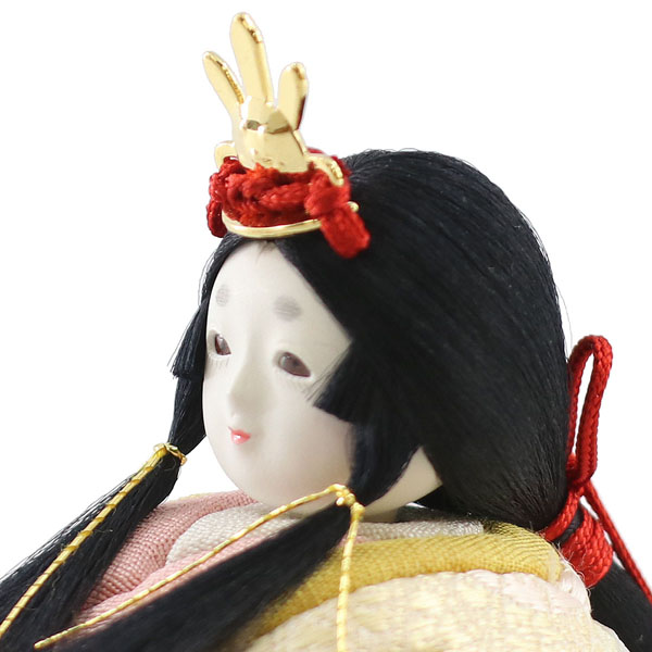 雛人形 東玉工房 ひないろ 正絹 浅黄 木目込み 親王飾り 房飾り付き金屏風 菱形黒塗り収納飾り 詳細画像 東玉工房 雛人形 ひないろ 正絹 浅黄 木目込み 親王飾り 房飾り付き金屏風 菱形黒塗り収納飾り 詳細画像