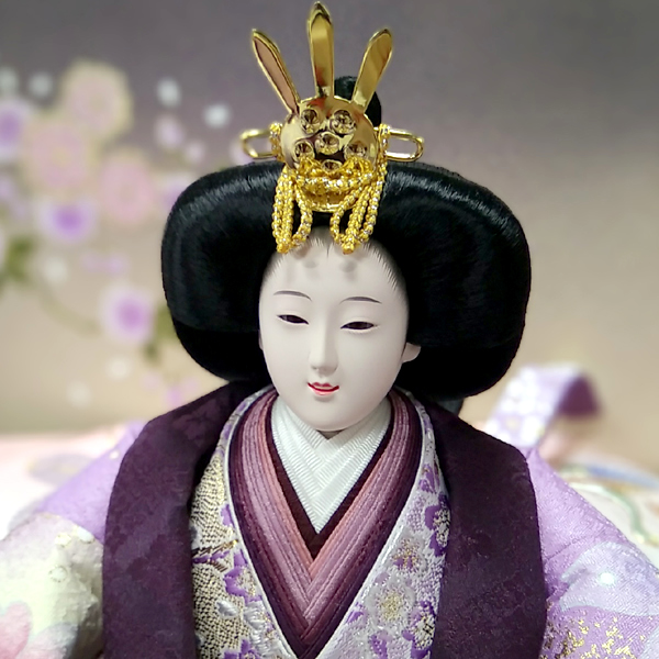 ラベンダーがとにかく可愛い！伝統的 雛人形セット 伝統的 雛人形セット - メルカリ