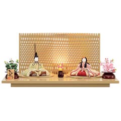 親王飾り ひな灯り 22号 LED雪洞付