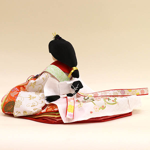 雛人形 久月 久月 衣裳着 毛せん五人飾り 大三五親王 芥子官女 詳細画像