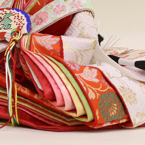 雛人形 久月 久月 衣裳着 毛せん五人飾り 大三五親王 芥子官女 詳細画像