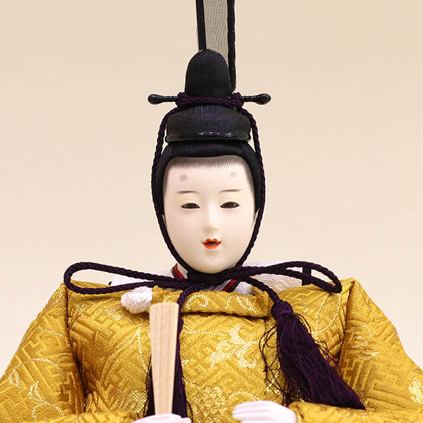 雛人形 久月 久月 衣裳着 毛せん五人飾り 大三五親王 芥子官女 詳細画像