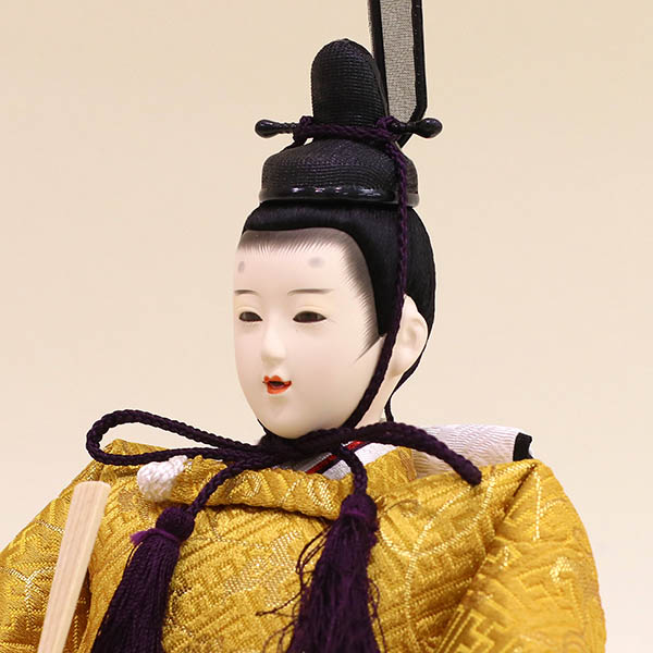 雛人形 久月 久月 衣裳着 毛せん五人飾り 大三五親王 芥子官女 詳細画像