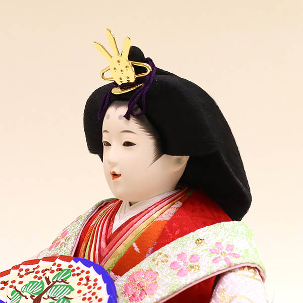 雛人形 久月 久月 衣裳着 毛せん五人飾り 大三五親王 芥子官女 詳細画像
