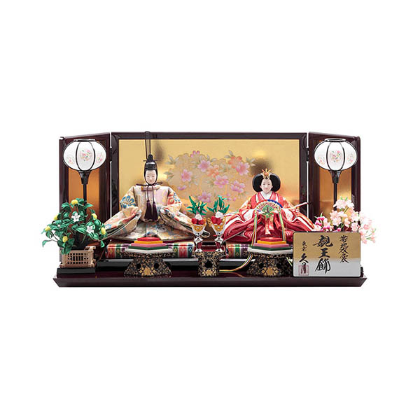 久月 衣裳着 親王飾り 帯地衣裳 三五親王 【D-51/73HC-13】