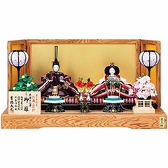 雛人形: 京十一番親王飾り 江都みやび 御雛 【051H50332】