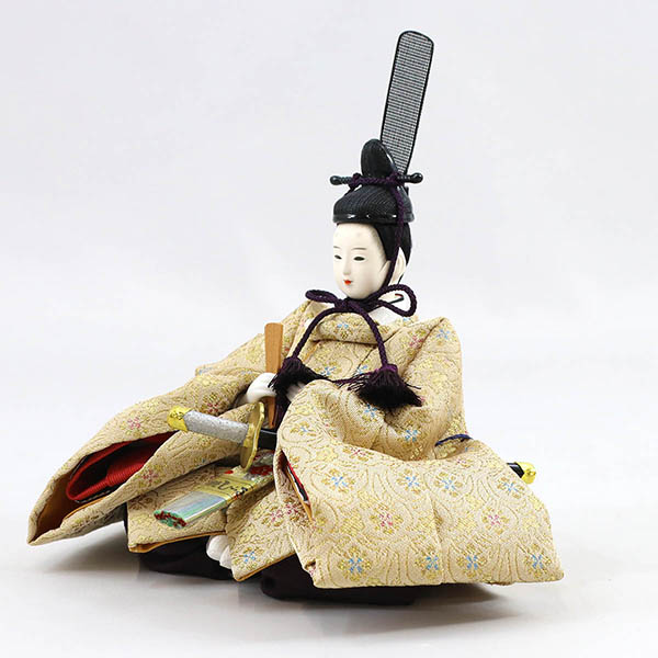 雛人形 柴田家千代 柴田家千代作 葵 金らん ベージュ/赤 柳親王 裾短衣裳着 黒塗り桜柄 円形飾り台 平飾り 詳細画像 柴田家千代 雛人形 柴田家千代作 葵 金らん ベージュ/赤 柳親王 裾短衣裳着 黒塗り桜柄 円形飾り台 平飾り 詳細画像