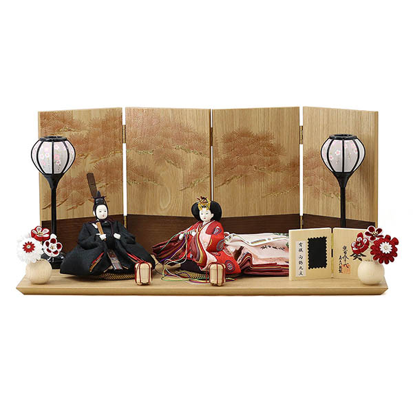 つまみ細工　雛人形三段飾り　(2) 楽天市場】【受注生産品】雛祭 つまみ細工 2個セット ひなまつり