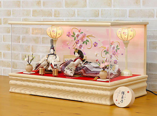 雛人形壁掛け額オルゴール付