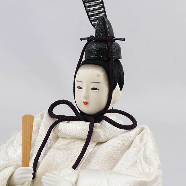 雛人形 柴田家千代 柴田家千代作 葵 流水に木瓜文 白無垢風 柳親王 裾長衣装着 紗綾形文様白色屏風 白木調木製収納飾り 詳細画像 柴田家千代 雛人形 柴田家千代作 葵 流水に木瓜文 白無垢風 柳親王 裾長衣装着 紗綾形文様白色屏風 白木調木製収納飾り 詳細画像