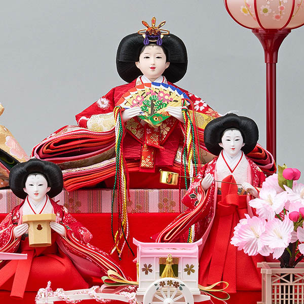 雛人形 藤翁 舞姫 小三五親王 官女 五人飾り 白木 木目 ホワイトオーク アクリルケース 詳細画像 藤翁 雛人形 舞姫 小三五親王 官女 五人飾り 白木 木目 ホワイトオーク アクリルケース 詳細画像