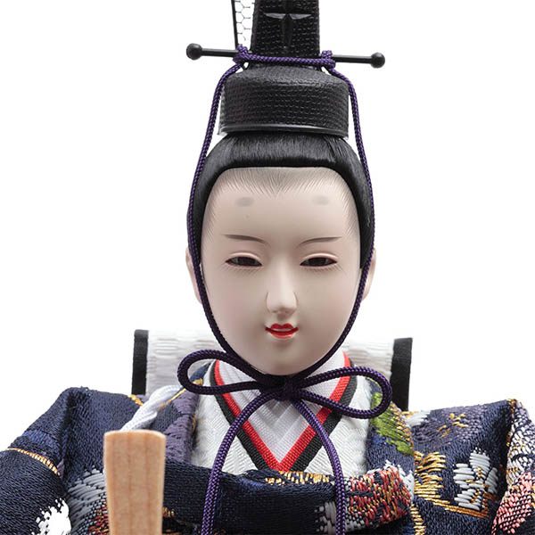 久月　 雛人形　久月 衣裳着ケース入り 親王飾り 芥子親王 アクリルケース飾り　詳細画像