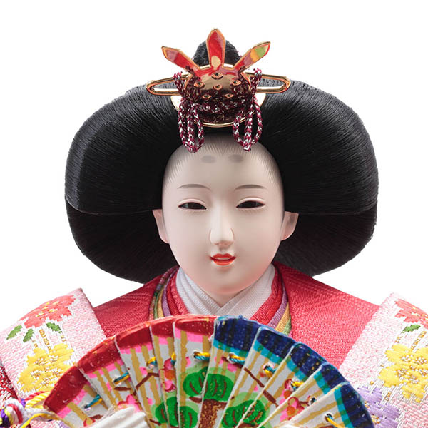 久月　 雛人形　久月 衣裳着ケース入り 親王飾り 芥子親王 アクリルケース飾り　詳細画像