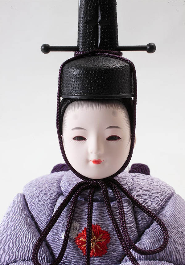久月　 雛人形　久月作 ほのか 木目込み 新井久夫 小春雛 親王飾り 刺繍　詳細画像
