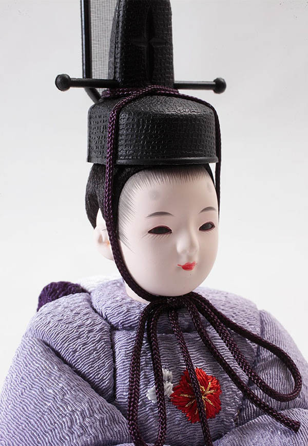 久月　 雛人形　久月作 ほのか 木目込み 新井久夫 小春雛 親王飾り 刺繍　詳細画像
