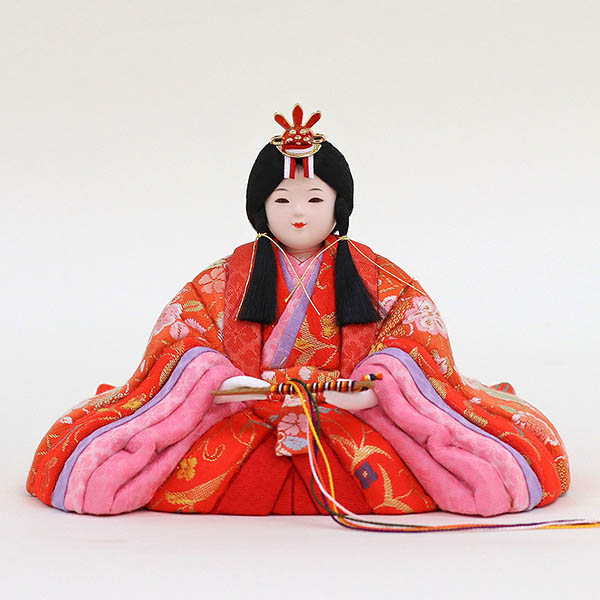 久月　 雛人形　久月作 ほのか 木目込み 真多呂 美紗雛 親王飾り 正絹　詳細画像