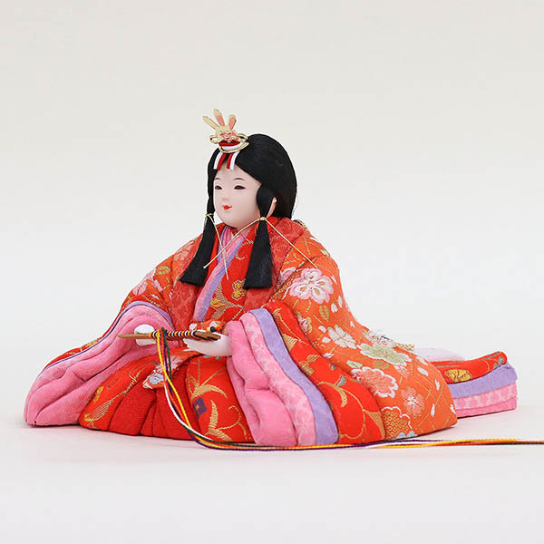久月　 雛人形　久月作 ほのか 木目込み 真多呂 美紗雛 親王飾り 正絹　詳細画像