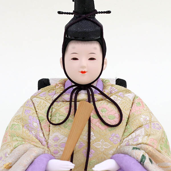 久月　 雛人形　久月作 ほのか 木目込み 真多呂 美紗雛 親王飾り 正絹　詳細画像