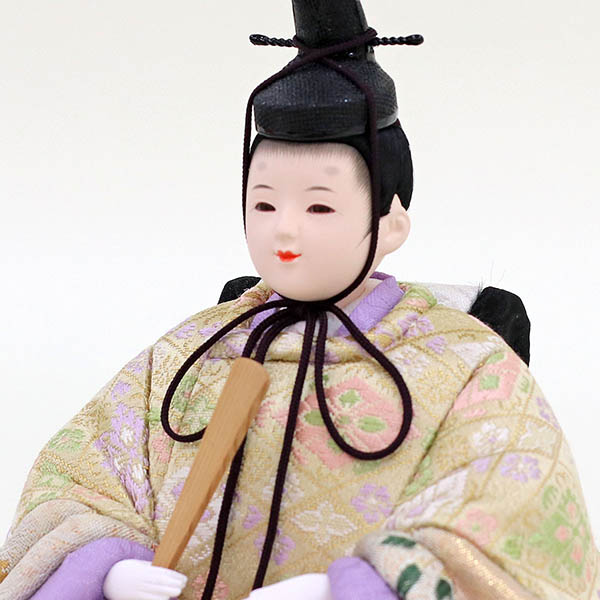 久月　 雛人形　久月作 ほのか 木目込み 真多呂 美紗雛 親王飾り 正絹　詳細画像