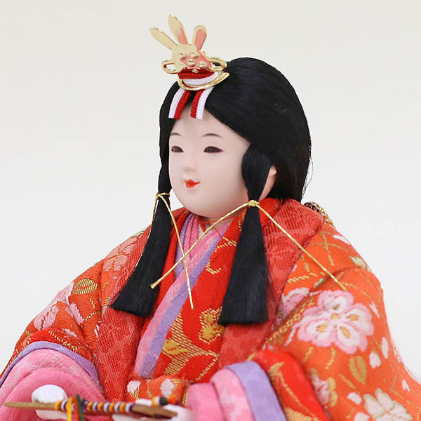 久月　 雛人形　久月作 ほのか 木目込み 真多呂 美紗雛 親王飾り 正絹　詳細画像