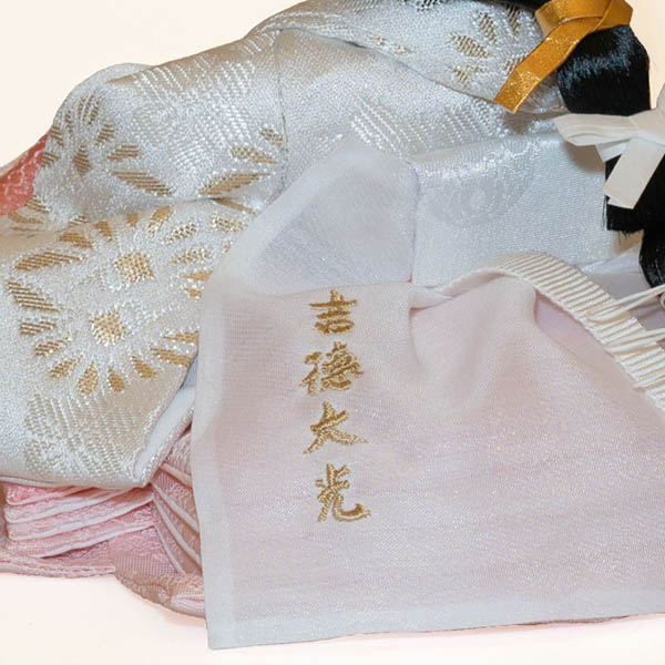 吉徳　 雛人形　柳親王 白木調 木目 収納箱飾り 花こばこ　詳細画像