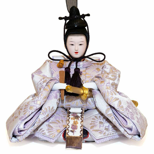吉徳　 雛人形　柳親王 白木調 木目 収納箱飾り 花こばこ　詳細画像