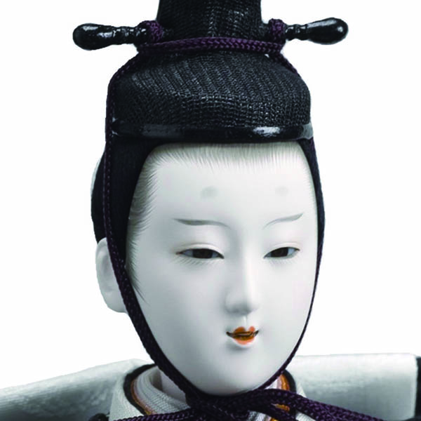 吉徳　 雛人形　樋泉円作 正絹 黄櫨染 京十番親王 御雛　詳細画像
