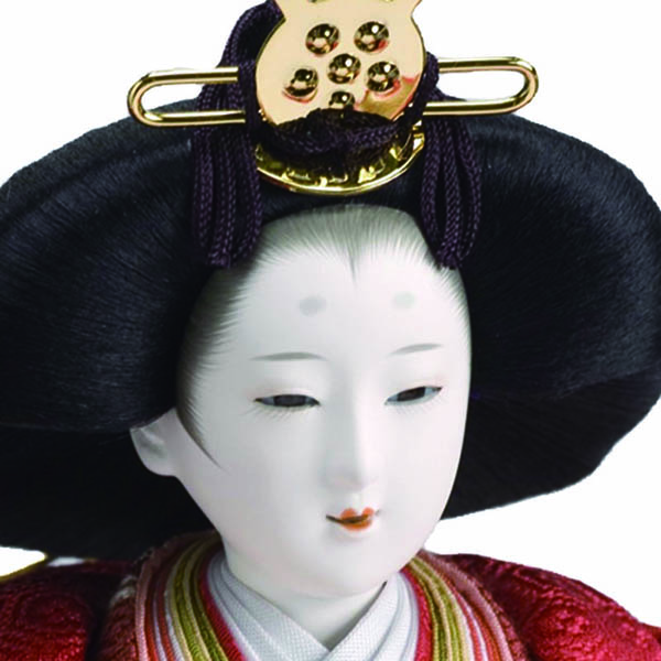 吉徳　 雛人形　樋泉円作 正絹 黄櫨染 京十番親王 御雛　詳細画像
