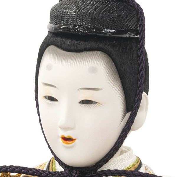 吉徳　 雛人形　小出松寿作 正絹 京十番親王 御雛　詳細画像