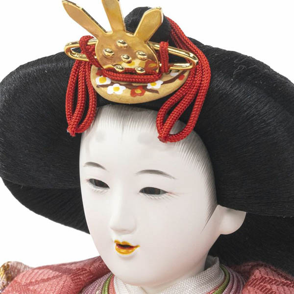吉徳　 雛人形　小出松寿作 正絹 京十番親王 御雛　詳細画像