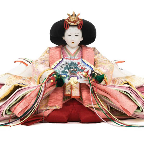 吉徳　 雛人形　小出松寿作 正絹 京十番親王 御雛　詳細画像