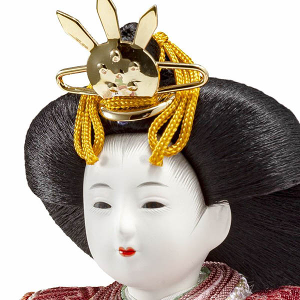 吉徳　 雛人形　柴田家千代作 正絹 ジャガード織 柳親王 御雛　詳細画像