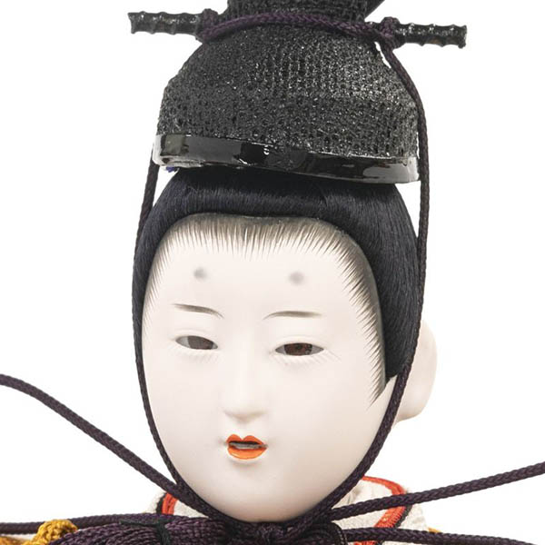 吉徳　 雛人形　大橋弌峰作 正絹 黄櫨染 京十番親王 京雛　詳細画像