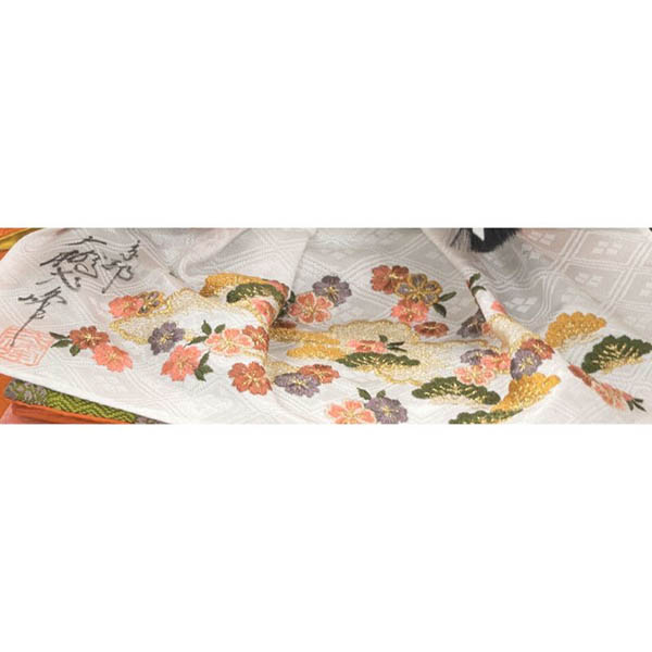 吉徳　 雛人形　大橋弌峰作 正絹 黄櫨染 京十番親王 京雛　詳細画像